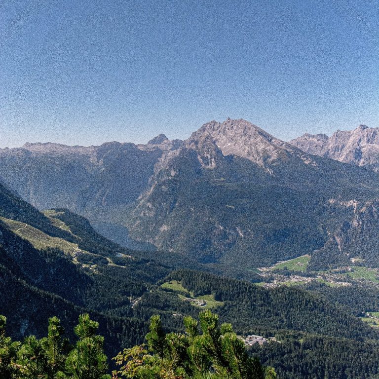 Blick auf den Watzmann Aussicht auf den Watzann im Berchtesgadener Land
